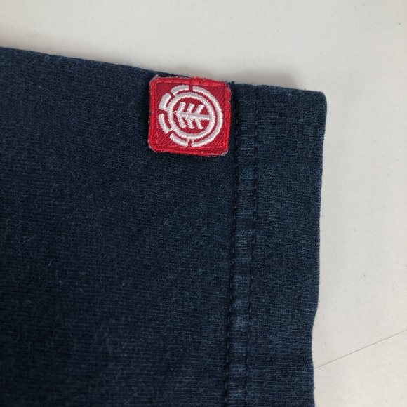 Vintage Element Skateboards Shirt Boys Extra Large Black Faded Shoulder Logo Tee - Picture 4 of 10